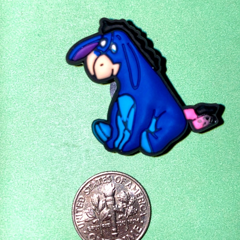(10 for $15) Eeyore Sitting Down of Winnie the Pooh Crocs Shoe Charms